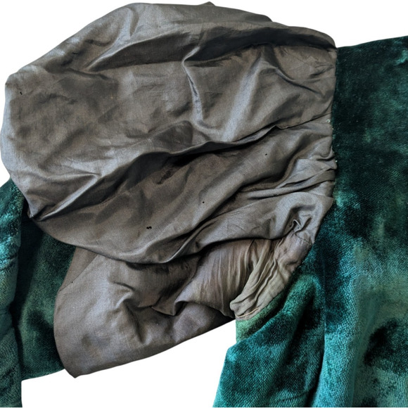 Antique Victorian 1890 Jacket Bodice Leg of Mutton Sleeve Velvet Double Breasted - Picture 7 of 16